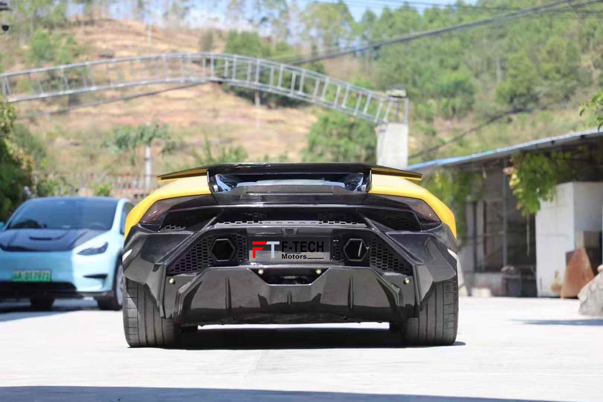 Dry Carbon Conversion Body Kit Tecnica Style for Lamborghini Huracan LP610 LP580 EVO 2015+