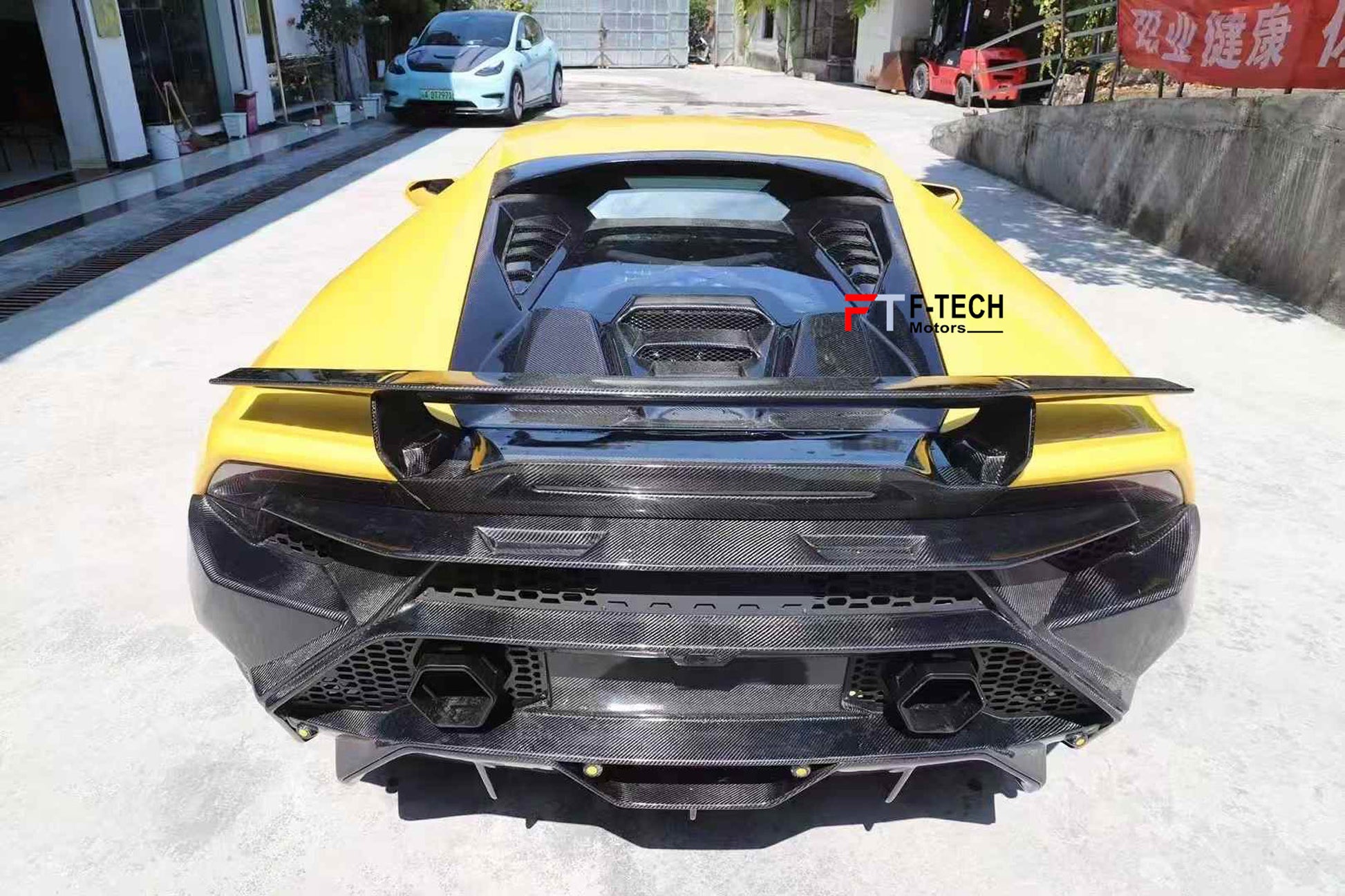 Dry Carbon Conversion Body Kit Tecnica Style for Lamborghini Huracan LP610 LP580 EVO 2015+