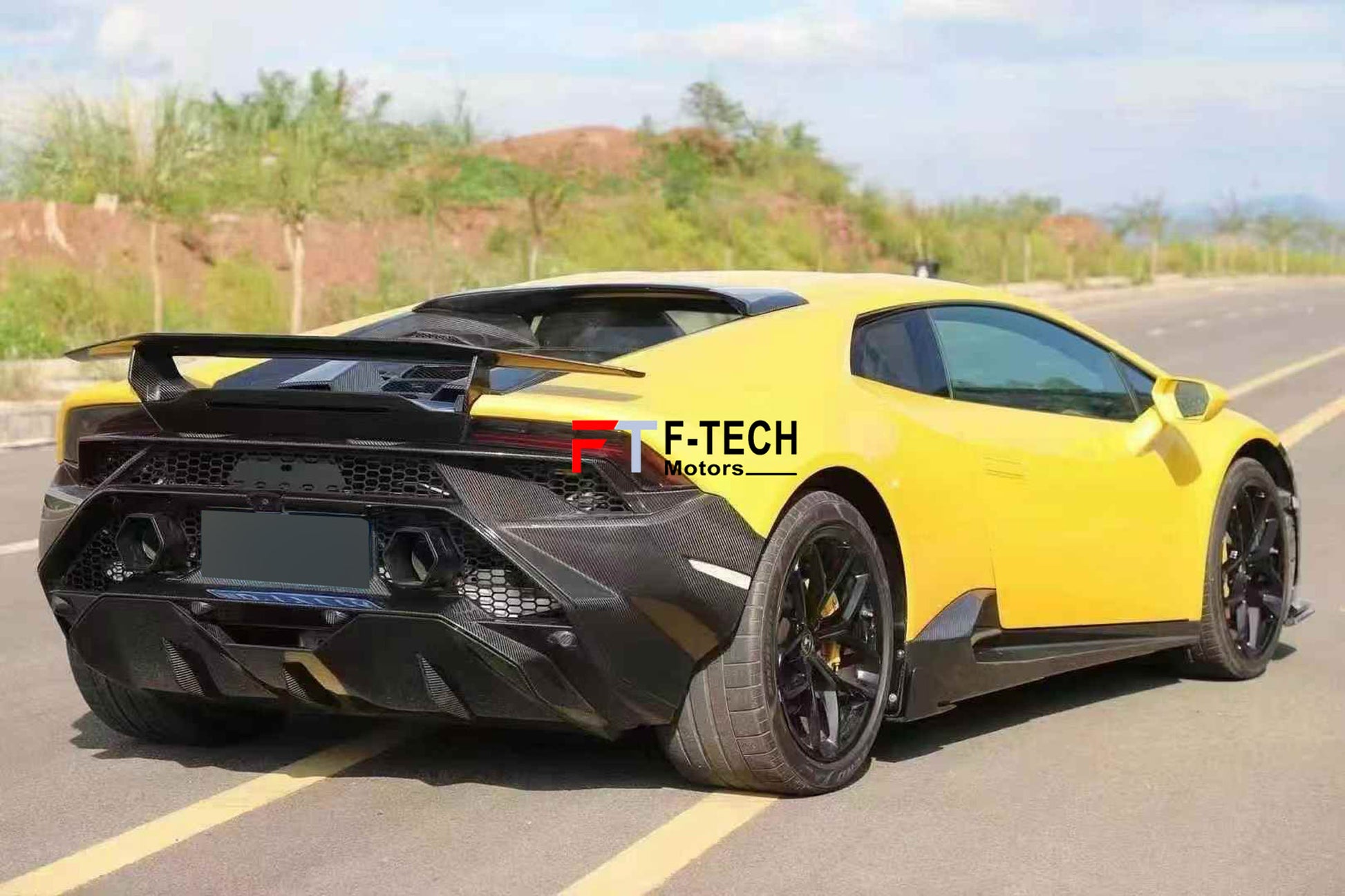 Dry Carbon Conversion Body Kit Tecnica Style for Lamborghini Huracan LP610 LP580 EVO 2015+
