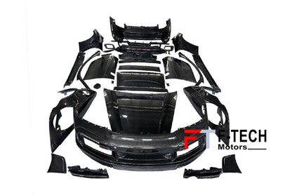 Dry Carbon Fiber Complete Body Kit For Porsche 911 992.1 Carrera S 2019 - 2024 Top Stinger GTR
