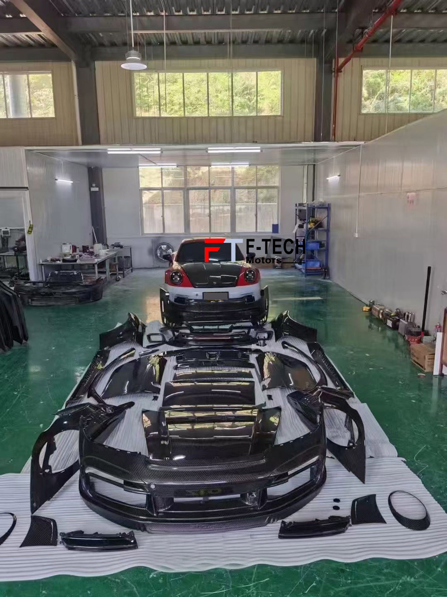 Dry Carbon Fiber Complete Body Kit For Porsche 911 992.1 Carrera S 2019 - 2024 Top Stinger GTR