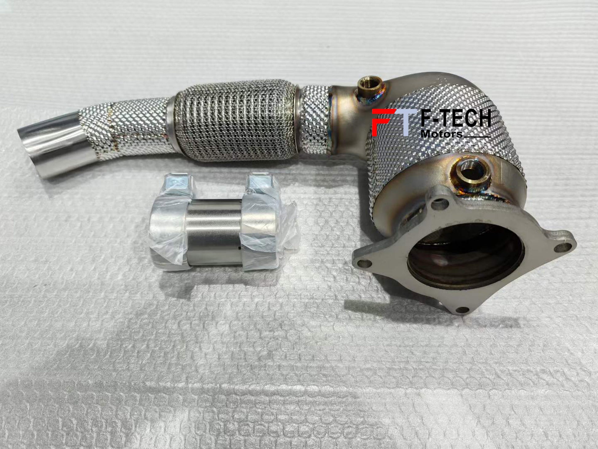 Catted High Flow Downpipe 300 Cell For BMW M8 F91 F92 F93 2019+ 4.4L