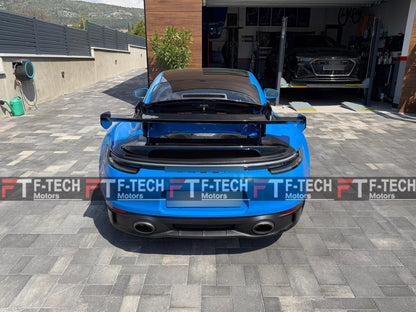 GT3 Dry Carbon Wing Spoiler For Porsche 911 992.1 Carrera 4 S 4S GTS 2019 - 2024