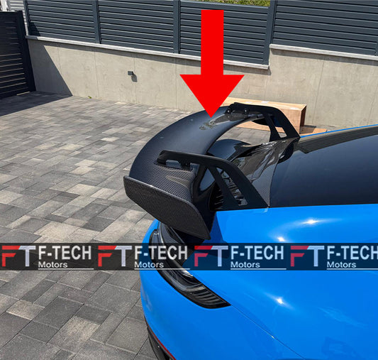 GT3 Dry Carbon Wing Spoiler For Porsche 911 992.1 Carrera 4 S 4S GTS 2019 - 2024
