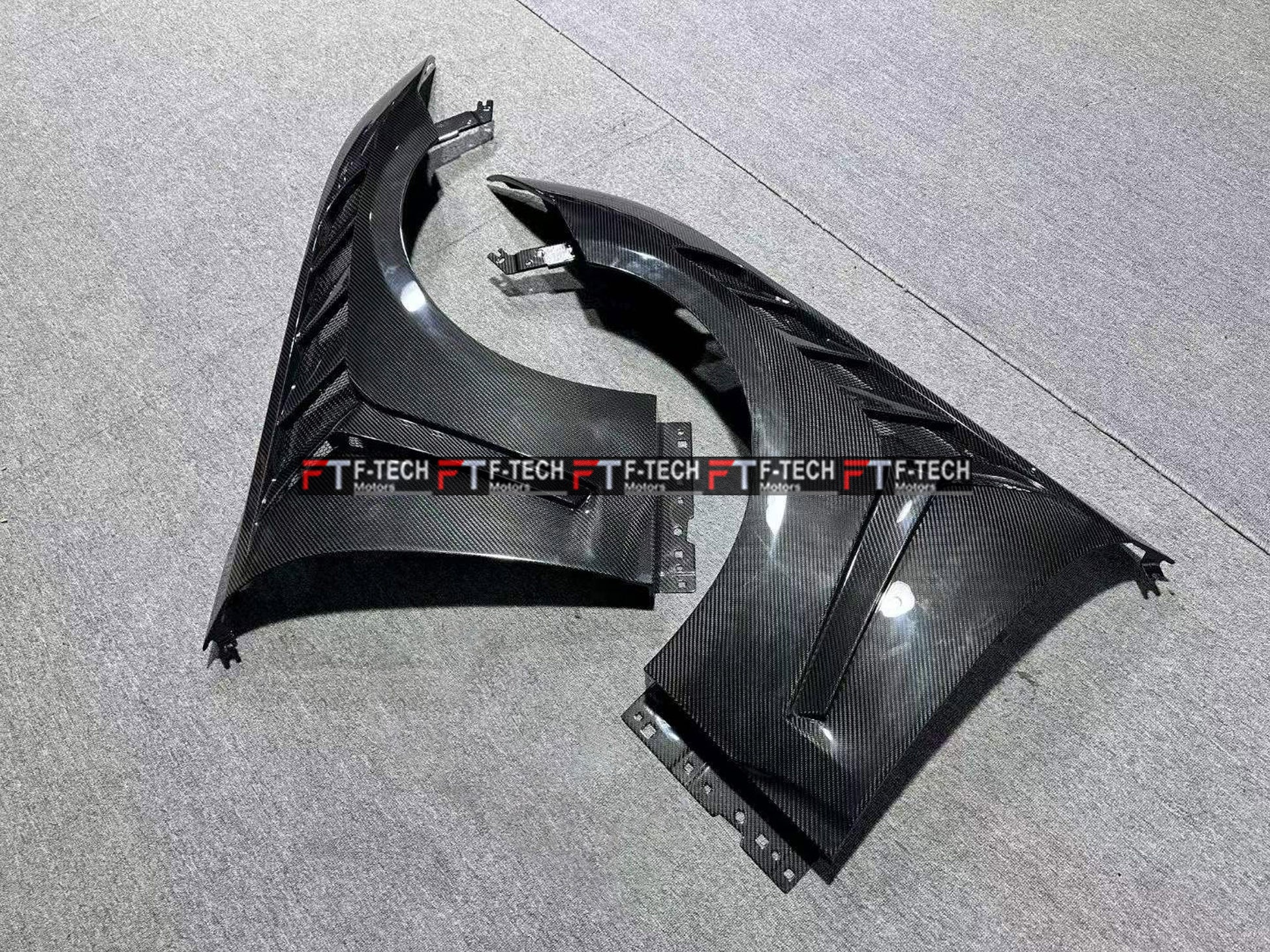 Dry Carbon Fiber GTD Style Front Fenders for Ford Mustang S650 (2023+)