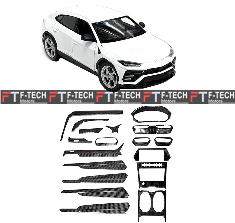 Dry Carbon Fiber Interior Trim Accessories For Lamborghini Urus 2018+