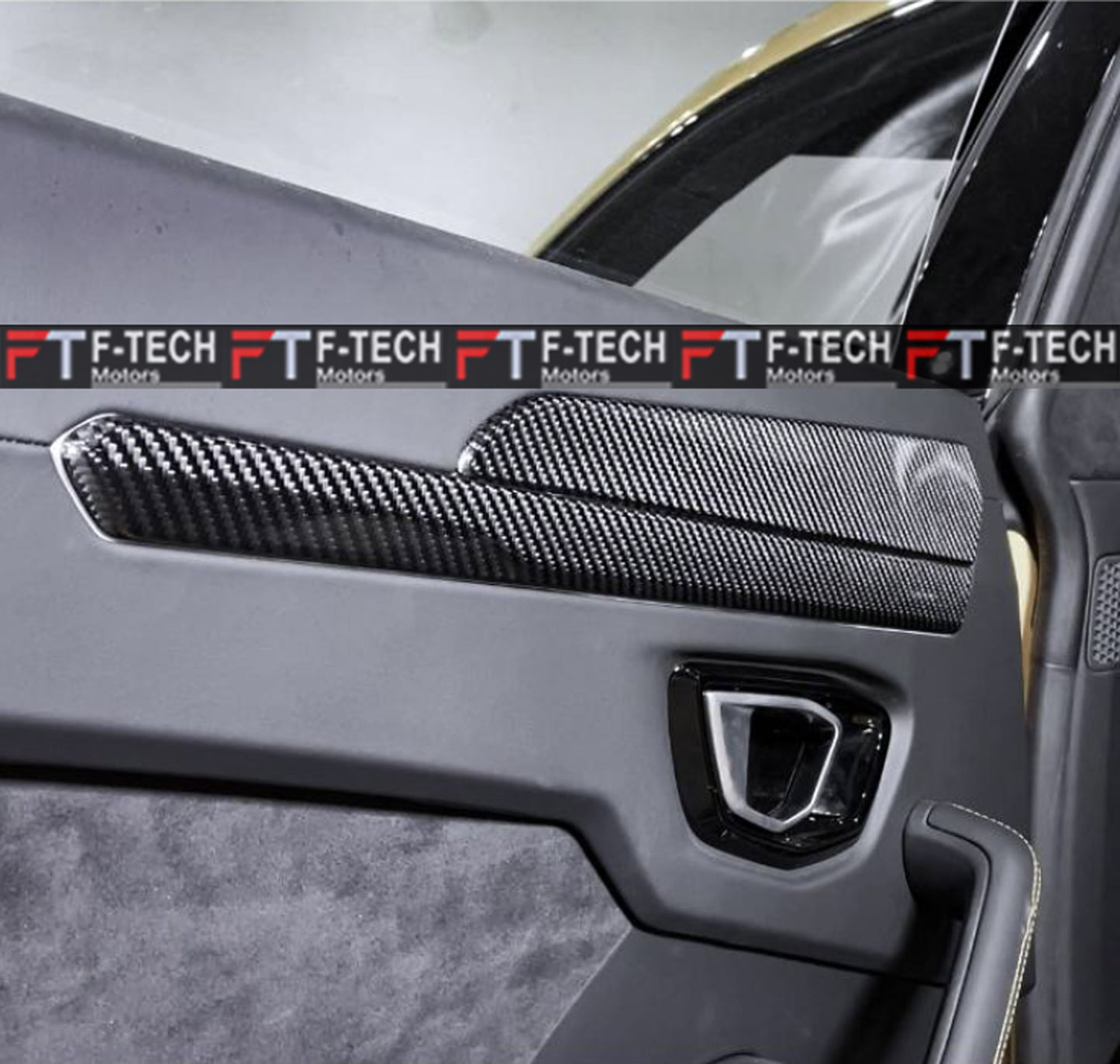 Dry Carbon Fiber Interior Trim Accessories For Lamborghini Urus 2018+