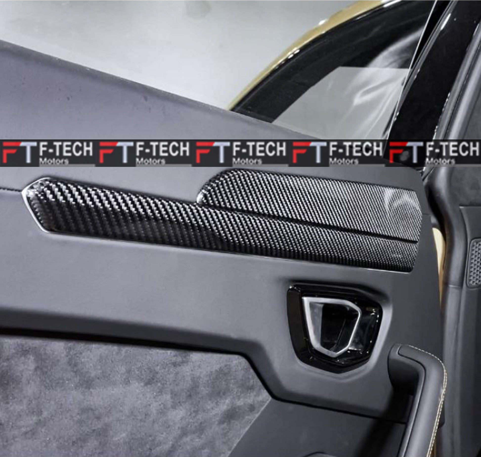 Dry Carbon Fiber Interior Trim Accessories For Lamborghini Urus 2018+