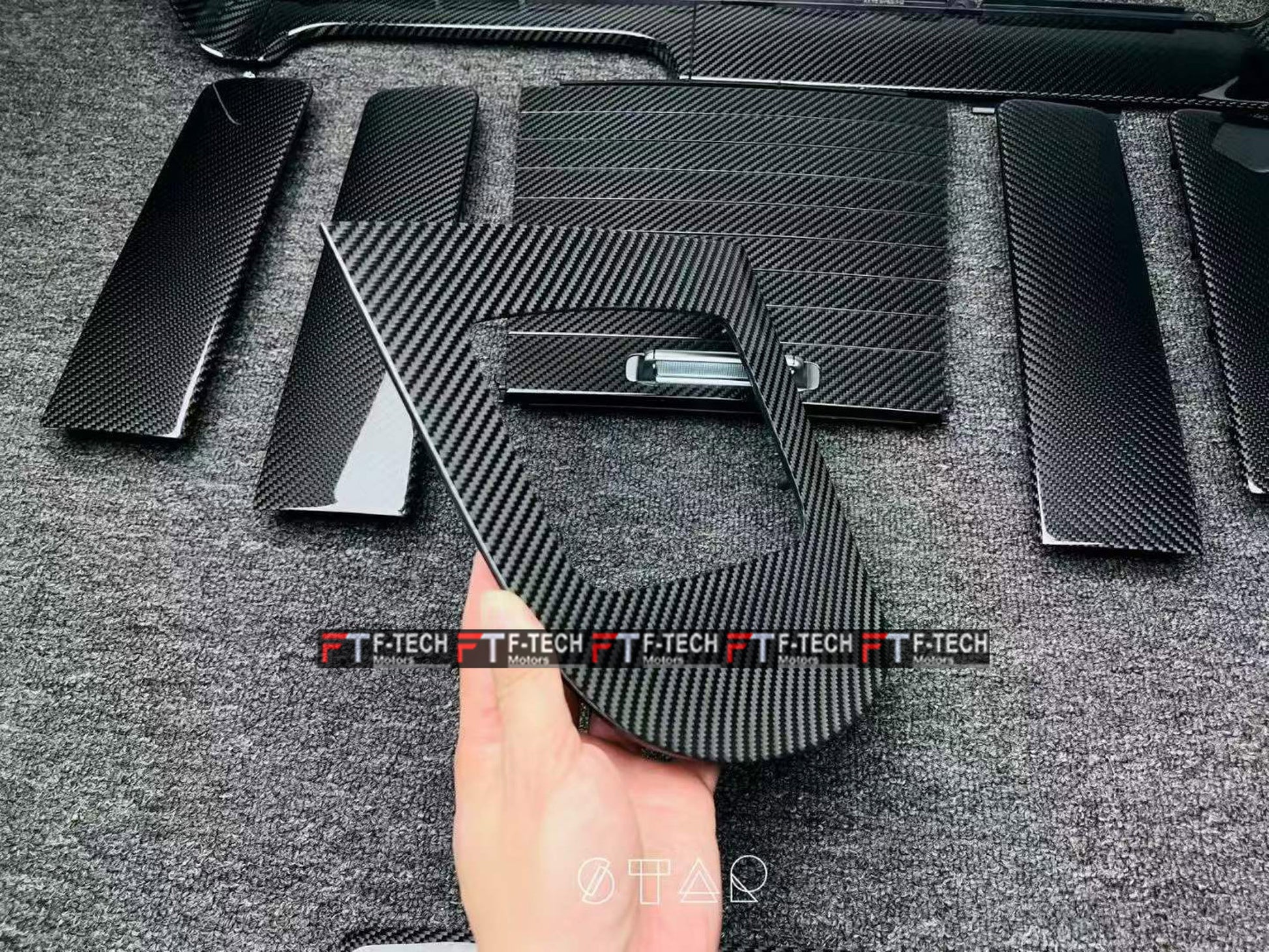 Dry Carbon Fiber Interior Trim Kit Replacement For Mercedes Benz G Class W465 G63 2025+