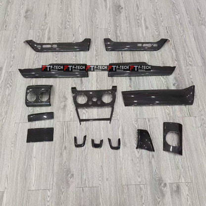 Dry Carbon Interior Trim Kit Stick Covers For Rolls Royce Cullinan 1 2 2018+