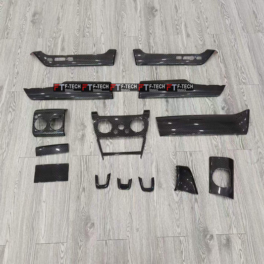 Dry Carbon Interior Trim Kit Stick Covers For Rolls Royce Cullinan 1 2 2018+