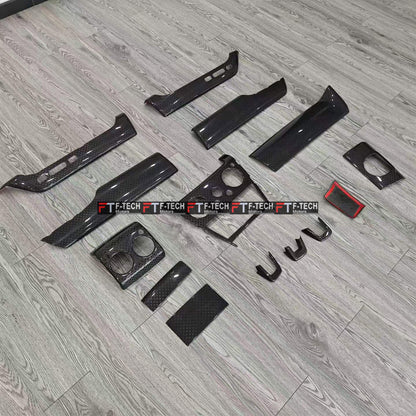 Dry Carbon Interior Trim Kit Stick Covers For Rolls Royce Cullinan 1 2 2018+