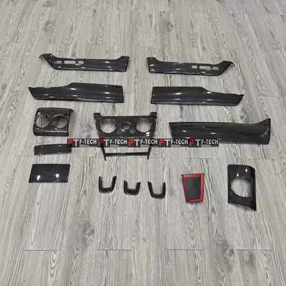 Dry Carbon Interior Trim Kit Stick Covers For Rolls Royce Cullinan 1 2 2018+