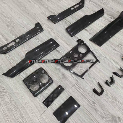 Dry Carbon Interior Trim Kit Stick Covers For Rolls Royce Cullinan 1 2 2018+