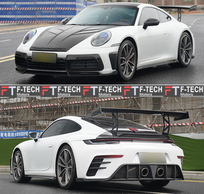 Dry Carbon Fiber Upgrade Body Kit For Porsche 911 992 Carrera 4 S 4S 2019 - 2024 Keyvani