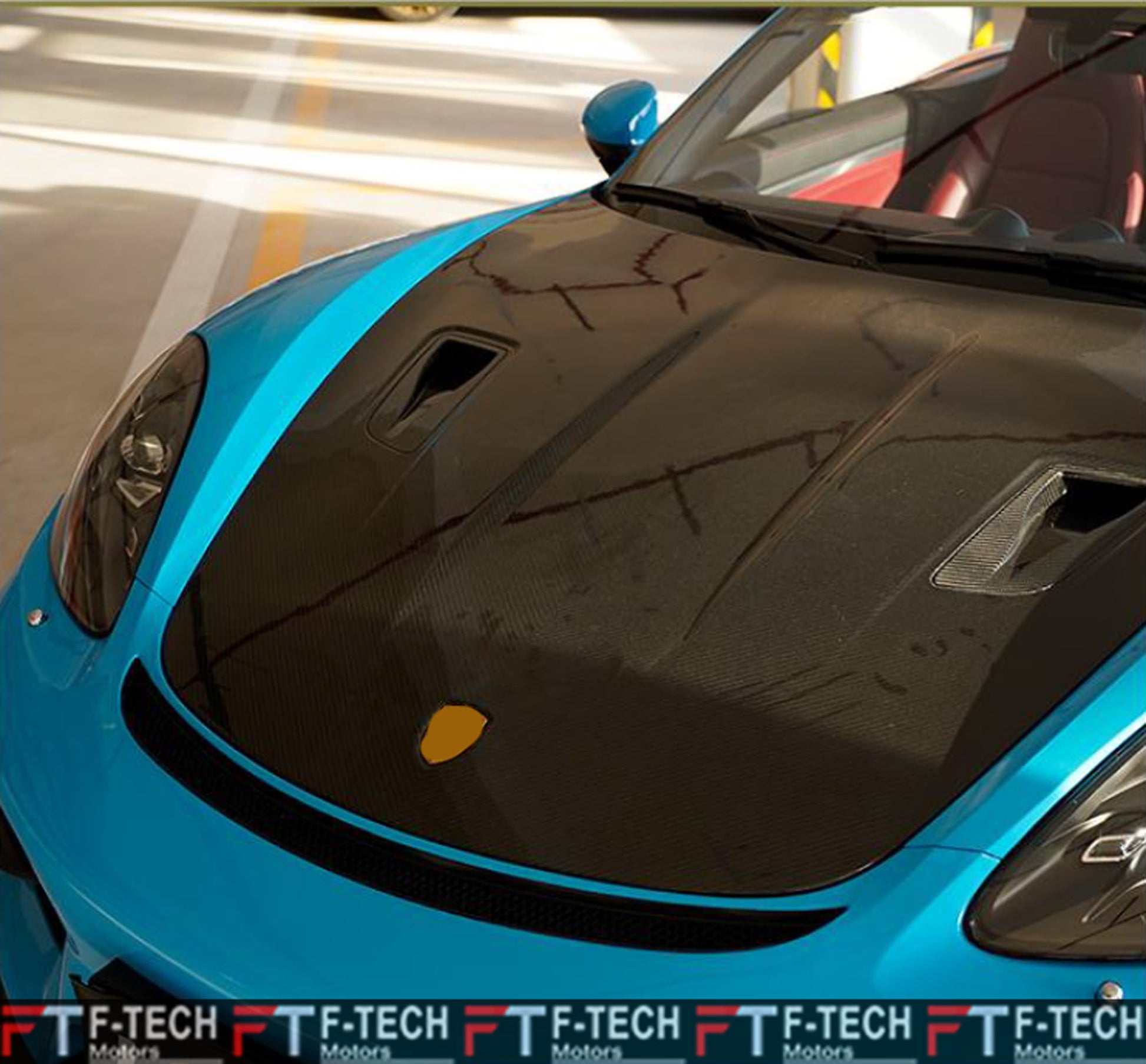 Dry Carbon GT4 RS Style Hood Bonnet For Porsche 718 Cayman Boxster 982 2017 - 2025