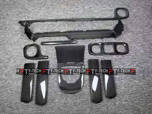 Dry Carbon Interior Trim Kit Replacement For Mercedes Benz G Class W465 W464 G63 G500 G550 AMG 2019+