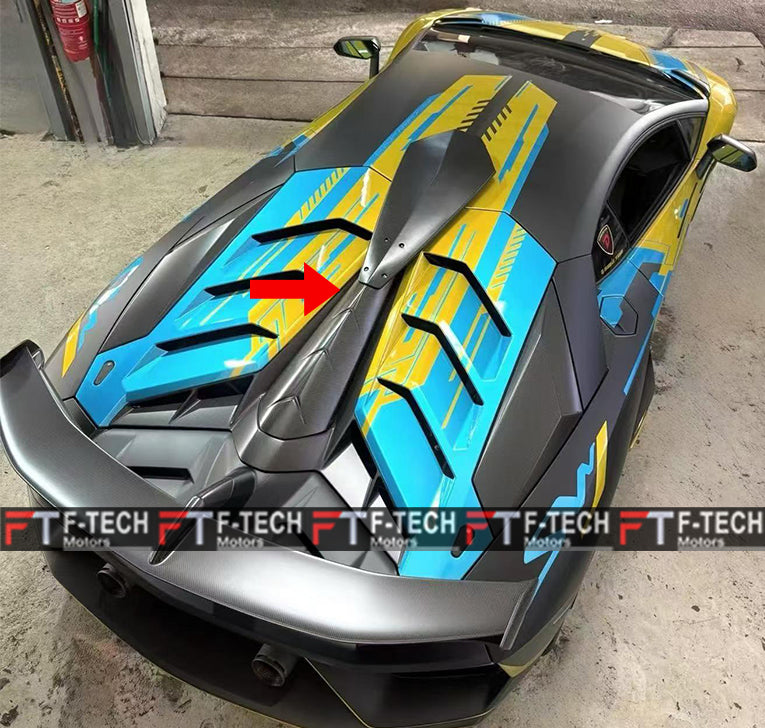 Dry Carbon Fiber Roof Air Intake For Lamborghini Aventador SVJ LP770 - 4 2018 - 2021