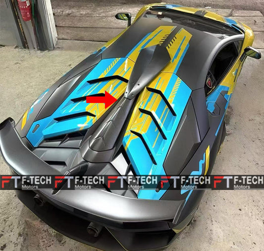 Dry Carbon Fiber Roof Air Intake For Lamborghini Aventador SVJ LP770 - 4 2018 - 2021