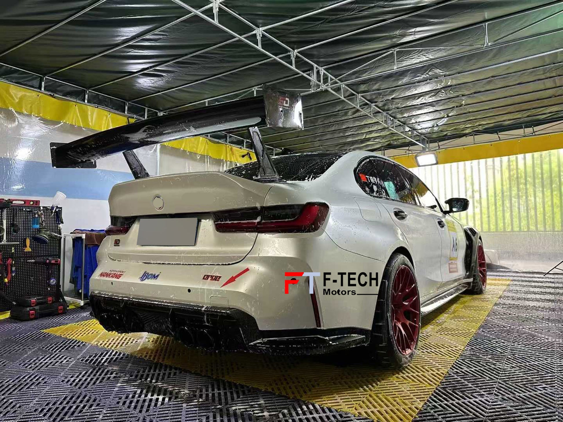 Dry Carbon Rear Wing Spoiler For BMW M3 G80 2020 - 2024