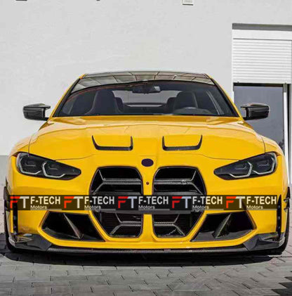 Dry Carbon Hood Vent Wind Covers For BMW M3 G80 M4 G82 2020+