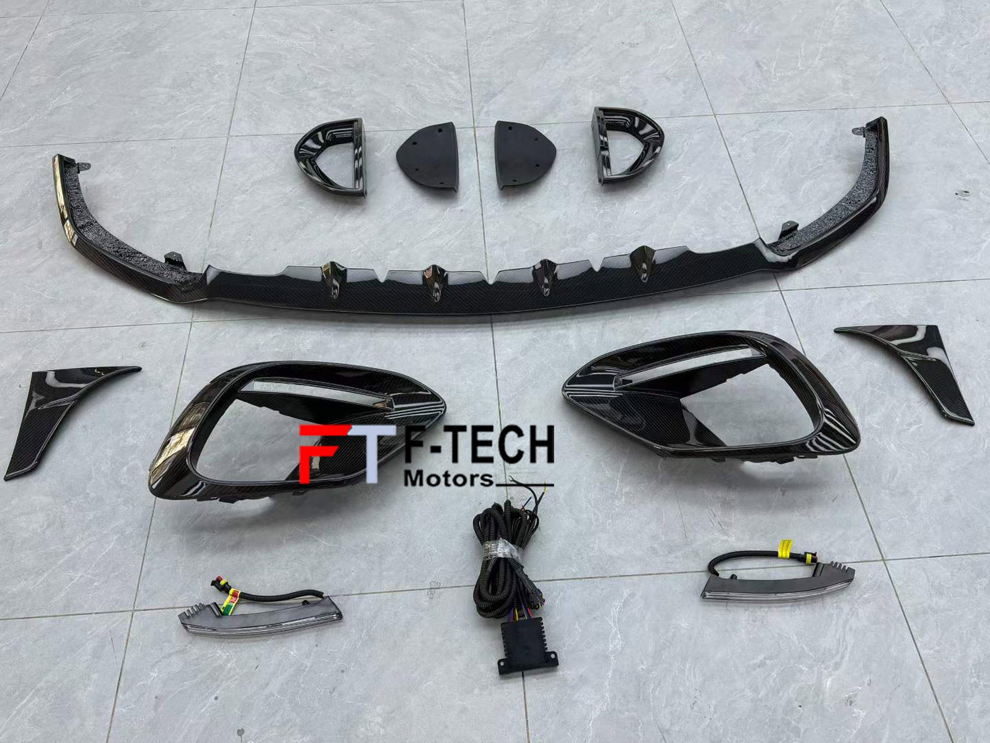 Dry Carbon Fiber Aero Kit For Mercedes Benz S Class W223 S63 AMG 2021 - 2026