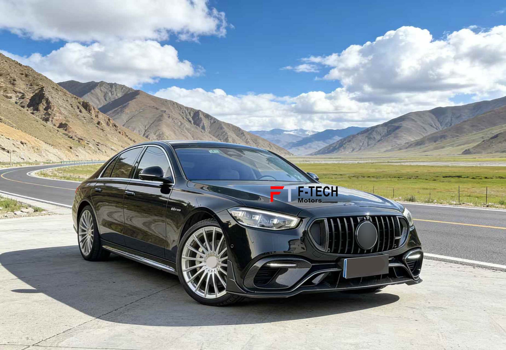 Dry Carbon Fiber Aero Kit For Mercedes Benz S Class W223 S63 AMG 2021 - 2026