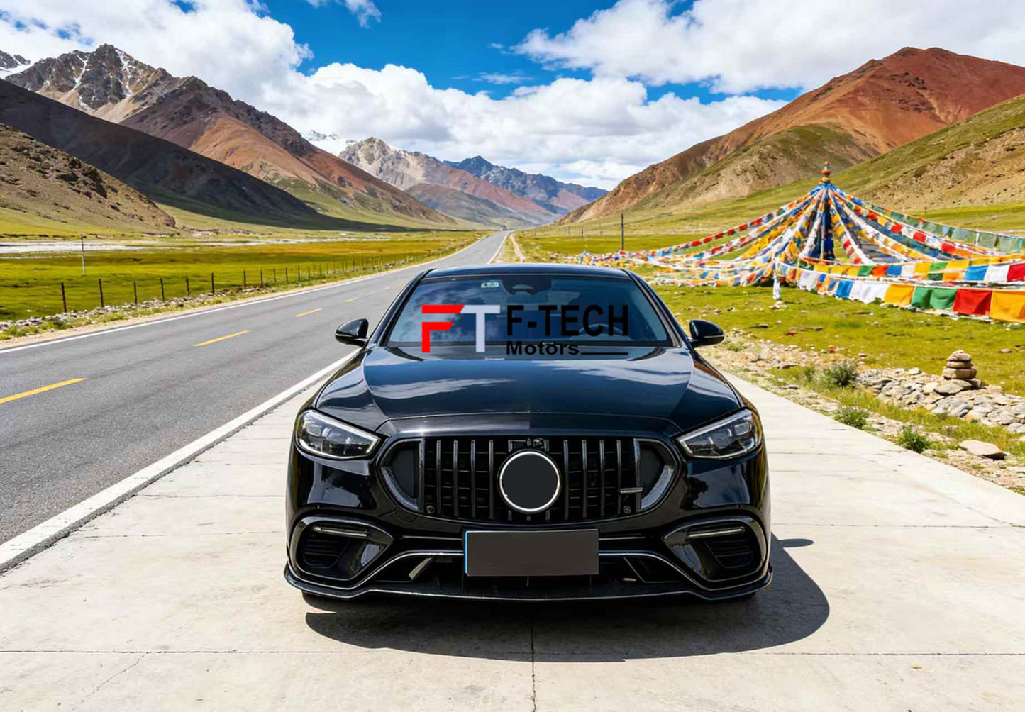 Dry Carbon Fiber Aero Kit For Mercedes Benz S Class W223 S63 AMG 2021 - 2026