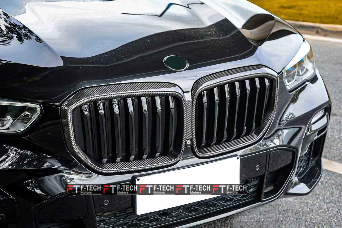 Dry Carbon Fiber Illuminated LED Front Grille BMW X5 G05 LCI 2019 - 2027