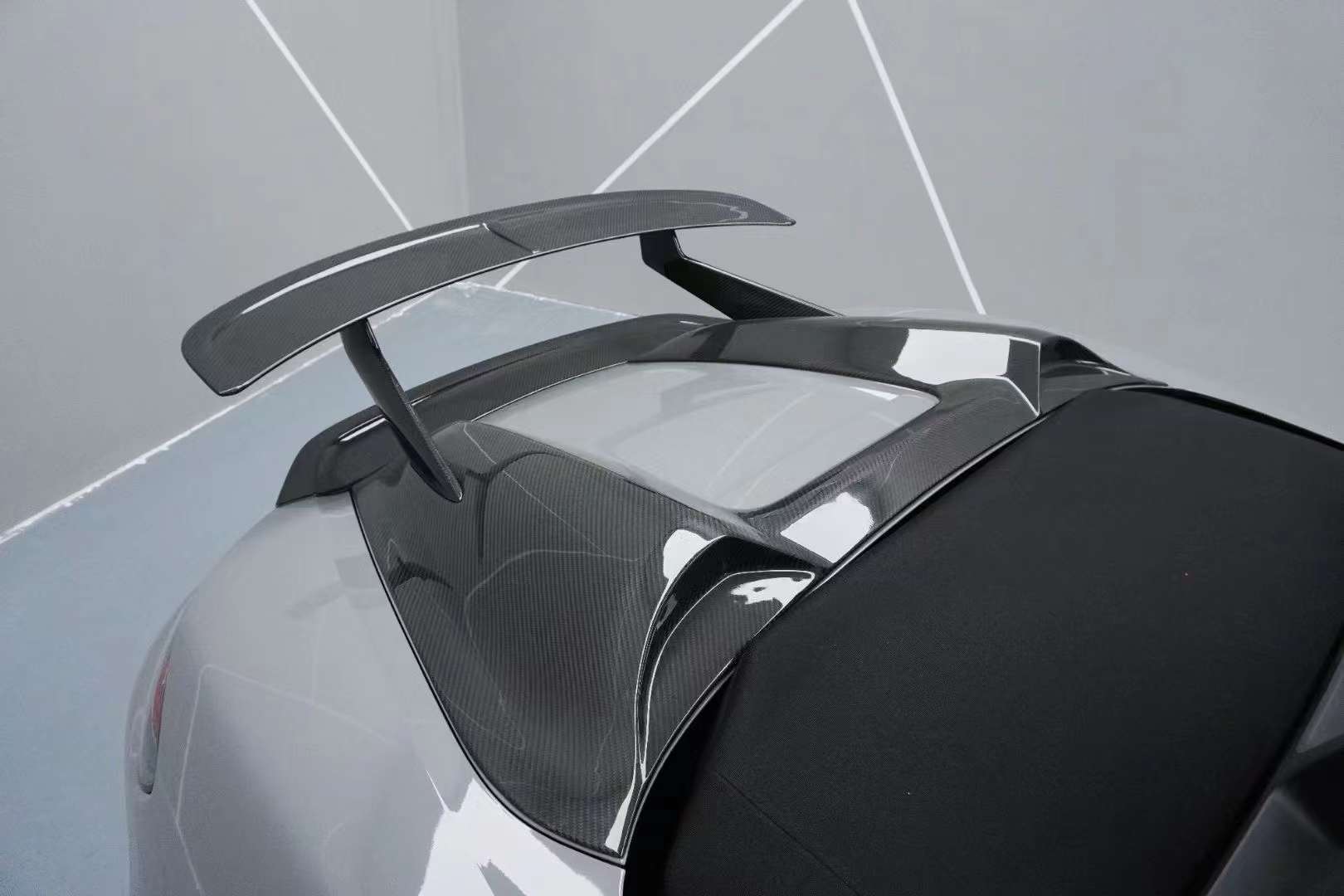 Dry Carbon Fiber Trunk Deck Lid fit Porsche 718 Boxster 982 2016 + Hump