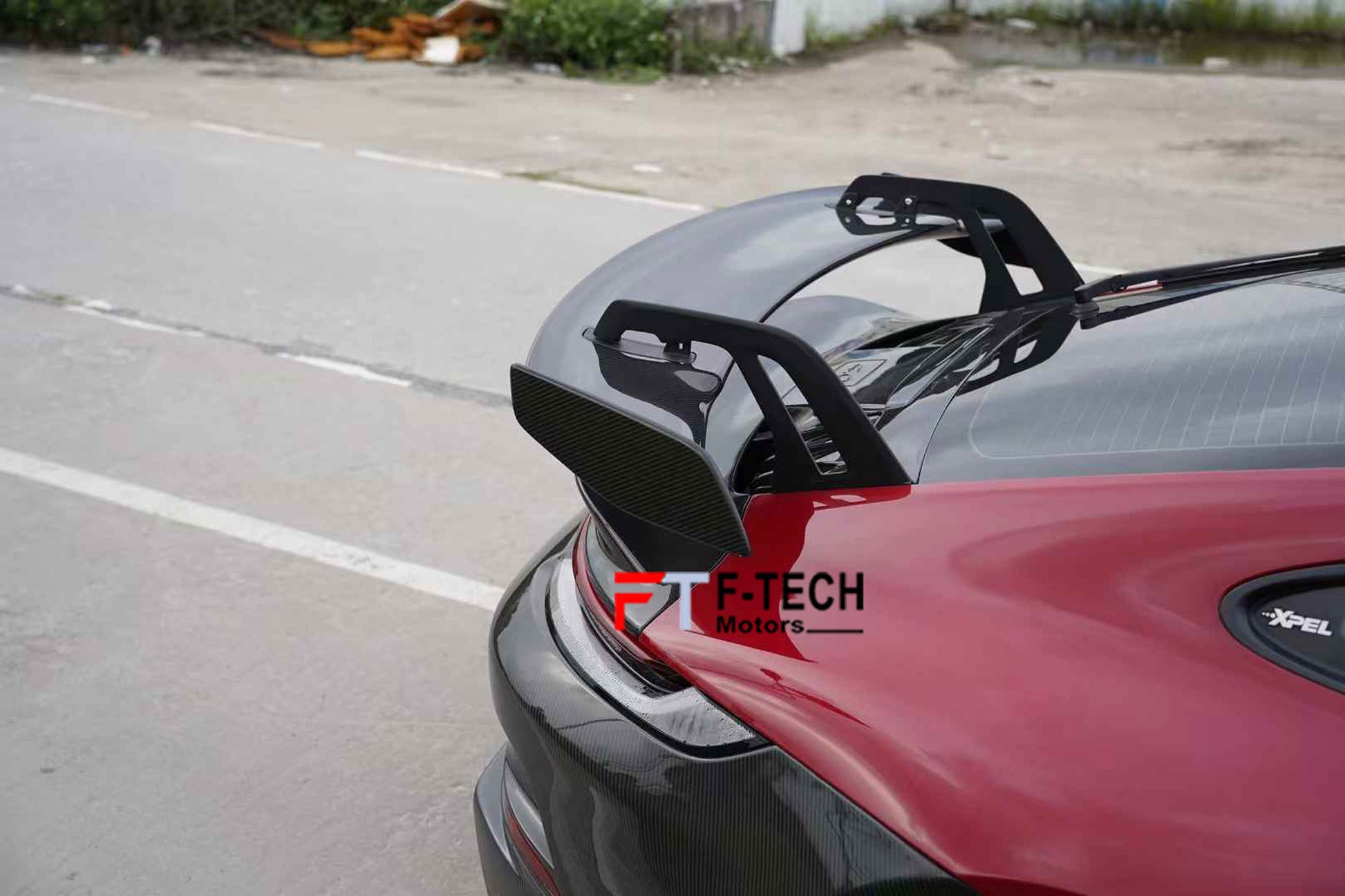 Dry Carbon GT3 Look Rear Wing Spoiler For Porsche 911 992.1 Carrera 4 S 2019 - 2024