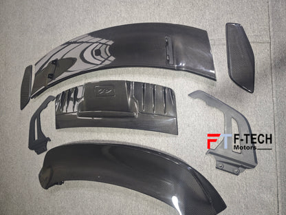 Dry Carbon GT3 Look Rear Wing Spoiler For Porsche 911 992.1 Carrera 4 S 2019 - 2024