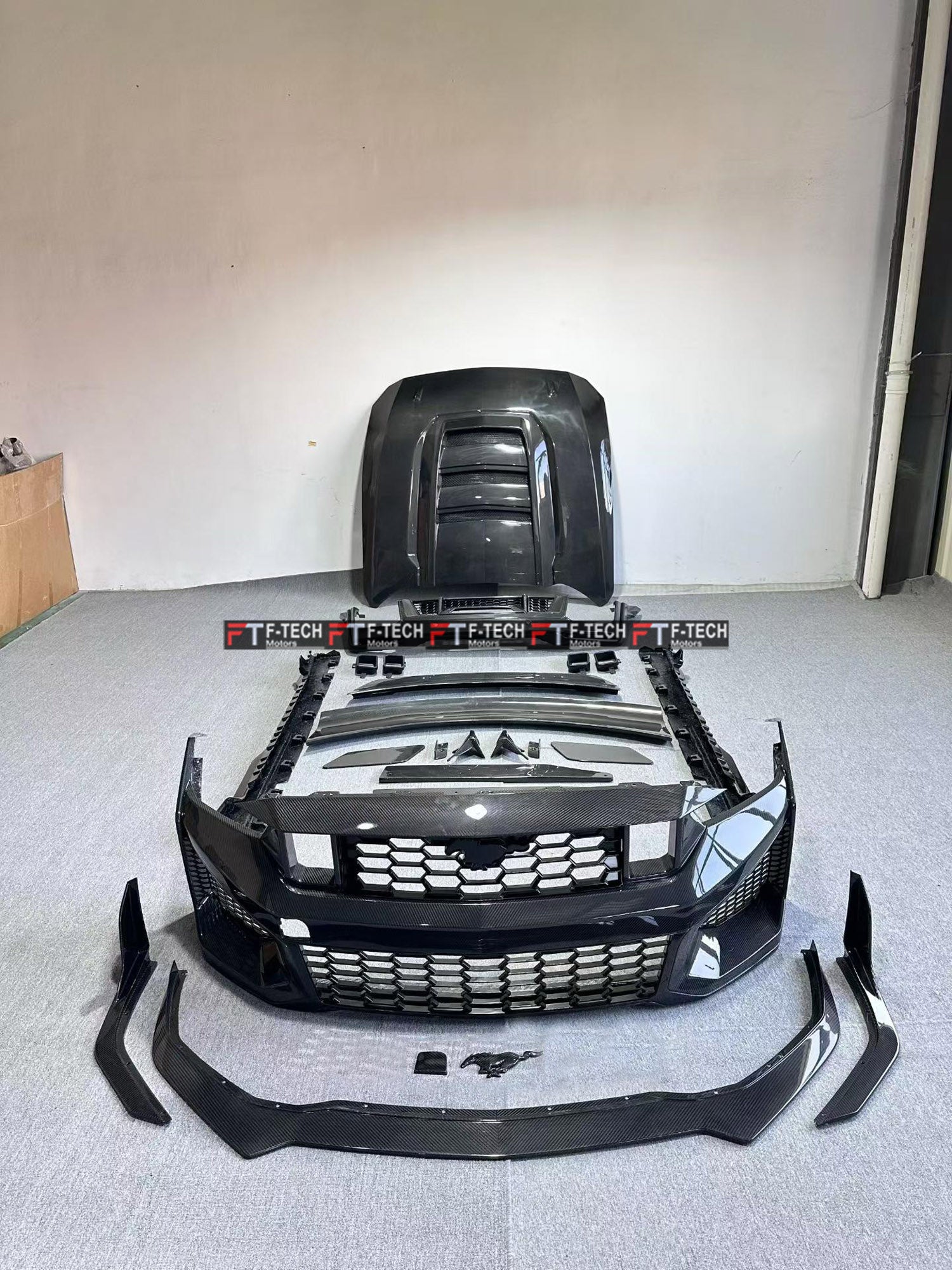 Dry Carbon Fiber Body Kit Dark Horse Style For Ford Mustang S650 2023+