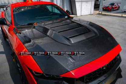 Dry Carbon Fiber Body Kit Dark Horse Style For Ford Mustang S650 2023+