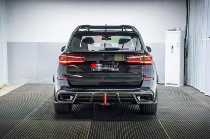 Dry Carbon Fiber Rear Diffuser For BMW X5 G05 LCI 2025+ Armor Extend