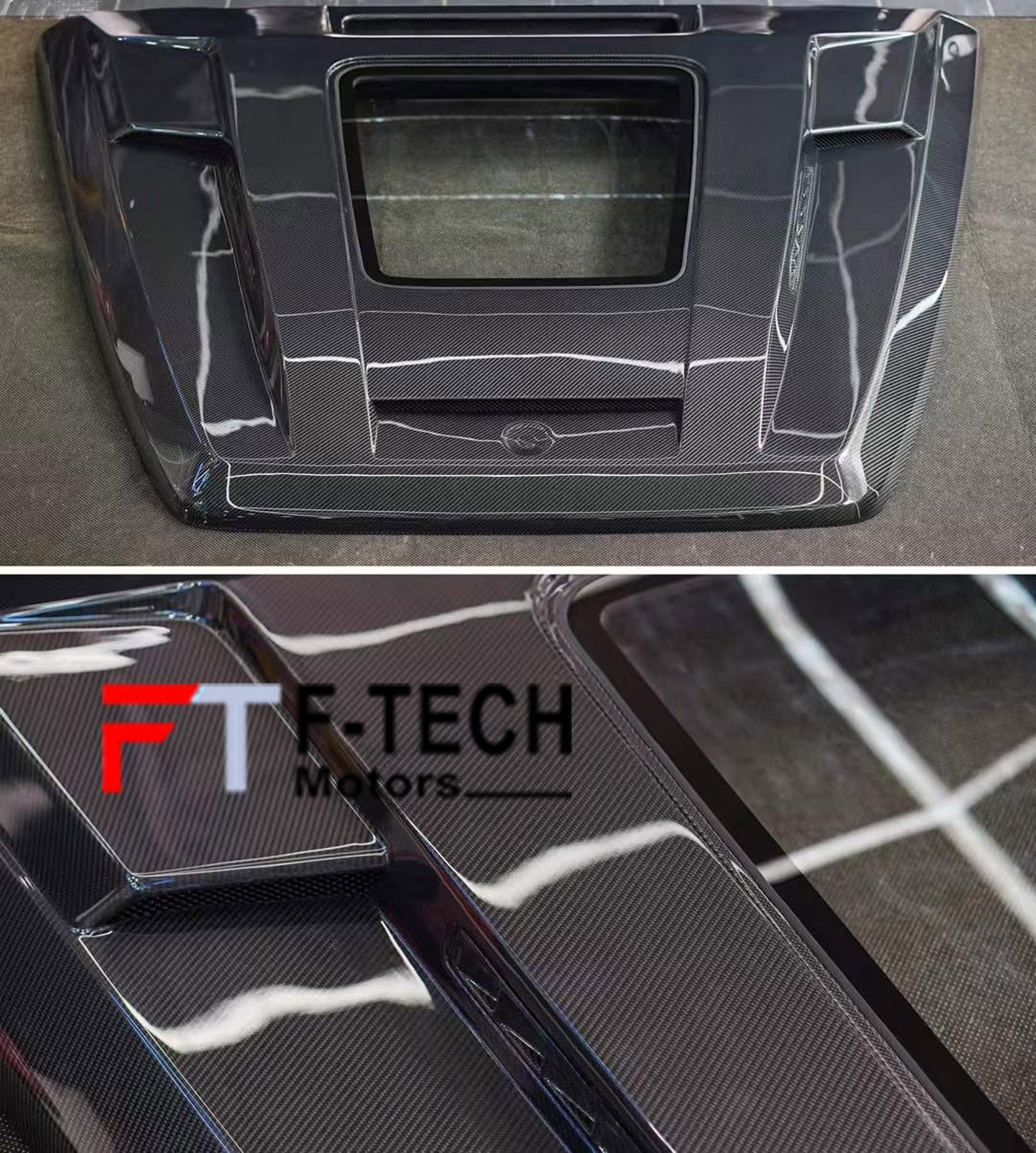 Dry Carbon Hood With Glass Window For Mercedes Benz G Class W465 W464 G63 G550 AMG 2019+