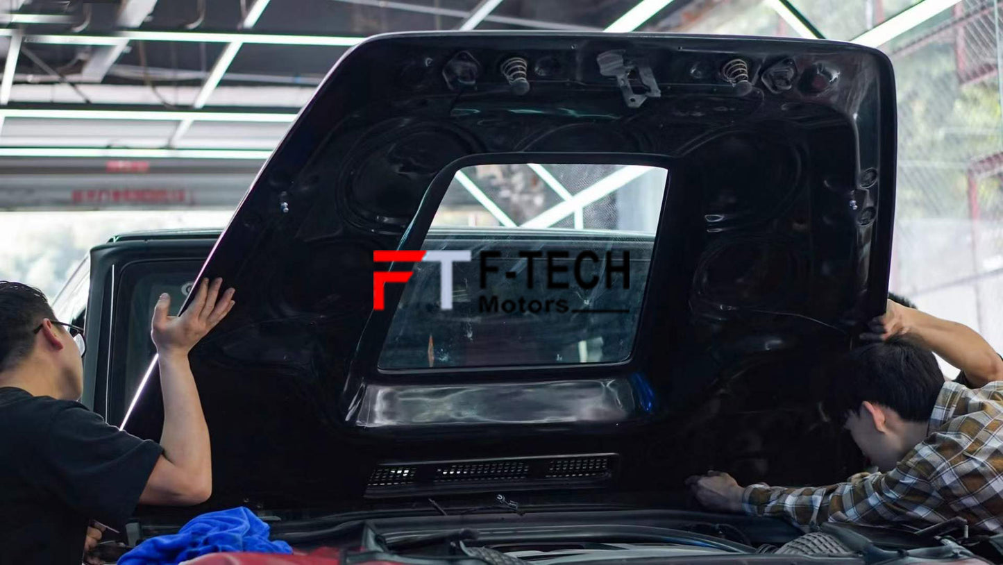 Dry Carbon Hood With Glass Window For Mercedes Benz G Class W465 W464 G63 G550 AMG 2019+
