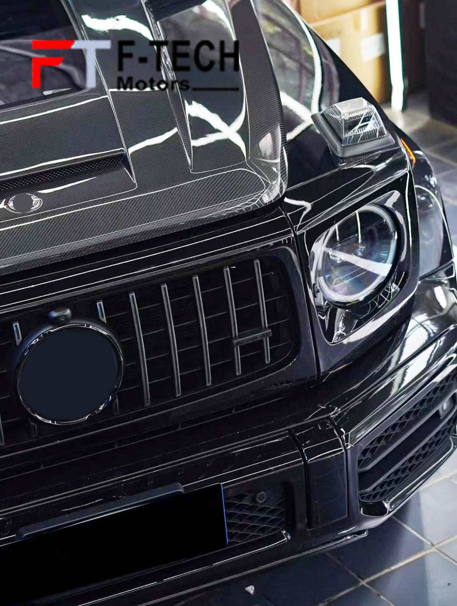 Dry Carbon Hood With Glass Window For Mercedes Benz G Class W465 W464 G63 G550 AMG 2019+
