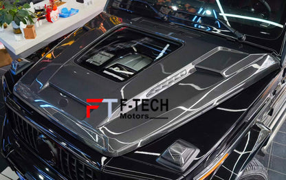 Dry Carbon Hood With Glass Window For Mercedes Benz G Class W465 W464 G63 G550 AMG 2019+