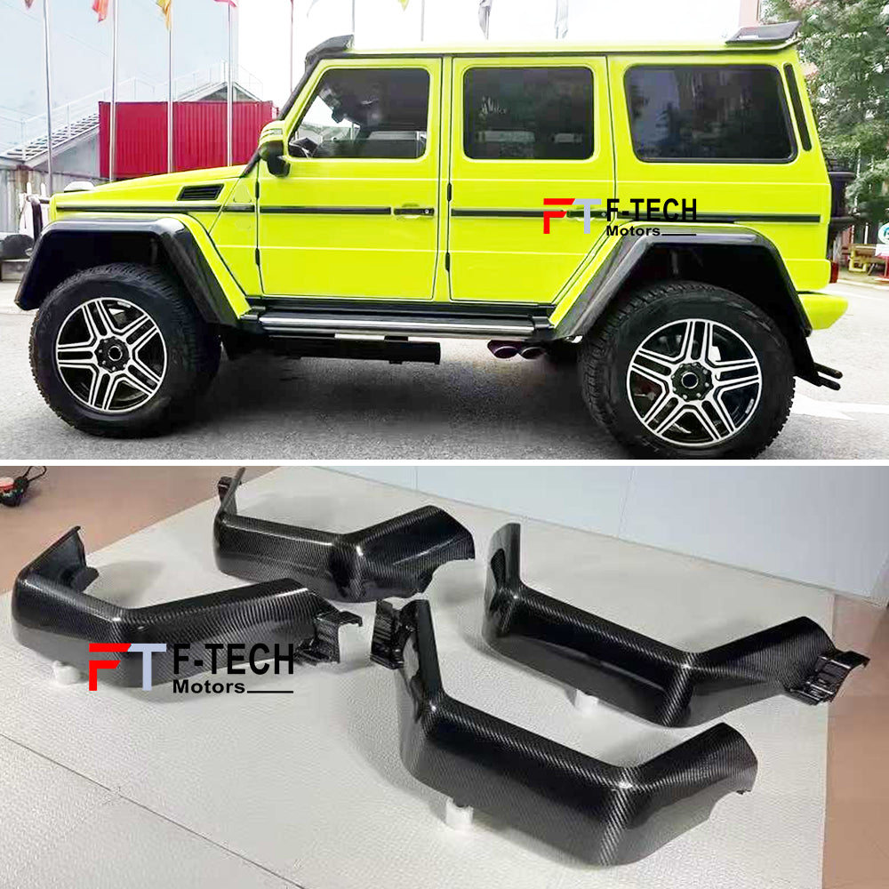 Dry Carbon Fiber Wide Fender Flares Arch for Mercedes Benz G Class W463 G500 4x4 1990 - 2018