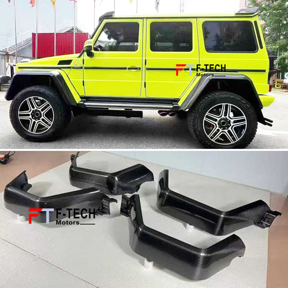 Dry Carbon Fiber Wide Fender Flares Arch for Mercedes Benz G Class W463 G500 4x4 1990 - 2018