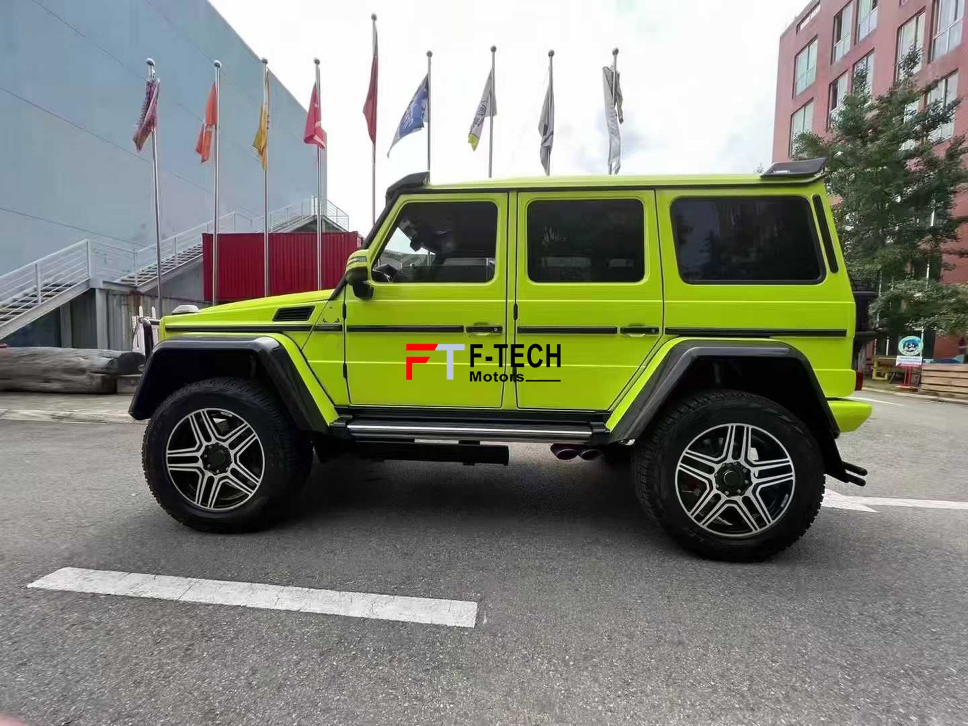 Dry Carbon Fiber Wide Fender Flares Arch for Mercedes Benz G Class W463 G500 4x4 1990 - 2018