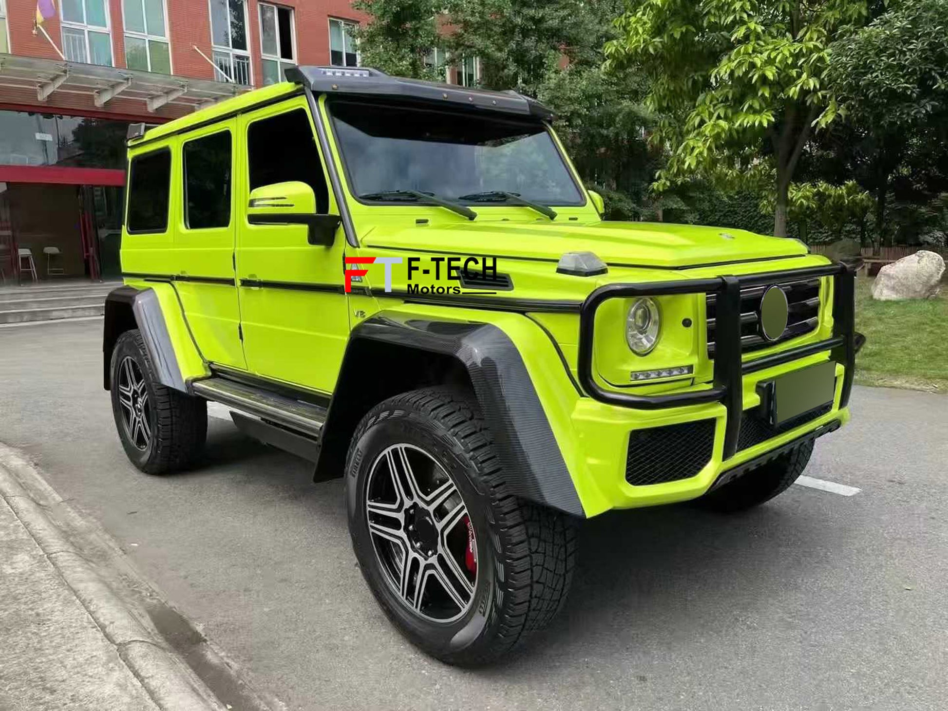 Dry Carbon Fiber Wide Fender Flares Arch for Mercedes Benz G Class W463 G500 4x4 1990 - 2018
