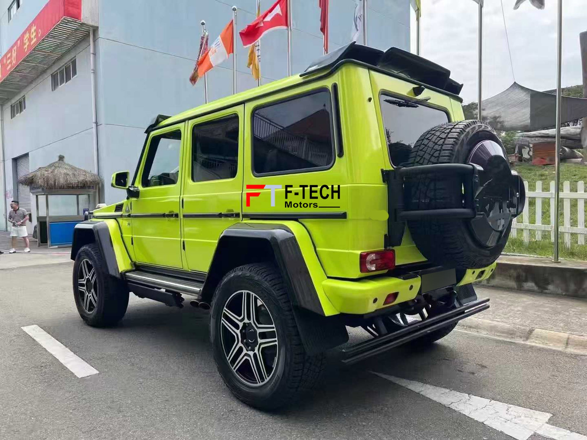 Dry Carbon Fiber Wide Fender Flares Arch for Mercedes Benz G Class W463 G500 4x4 1990 - 2018