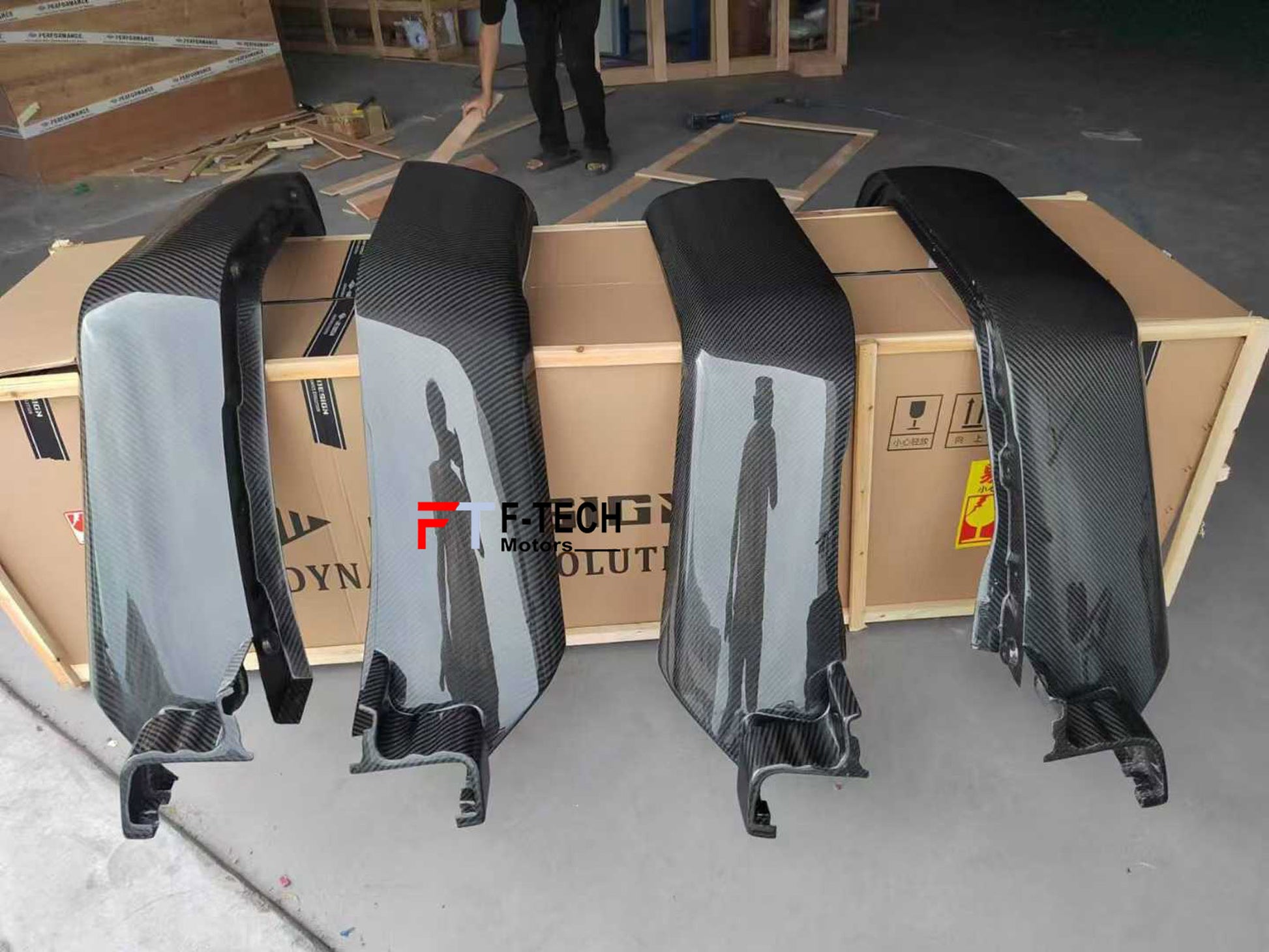 Dry Carbon Fiber Wide Fender Flares Arch for Mercedes Benz G Class W463 G500 4x4 1990 - 2018