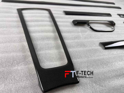 Dry Carbon Fiber Interior Trim Kit Covers for Porsche 718 Cayman Boxster 982 2016 - 2025