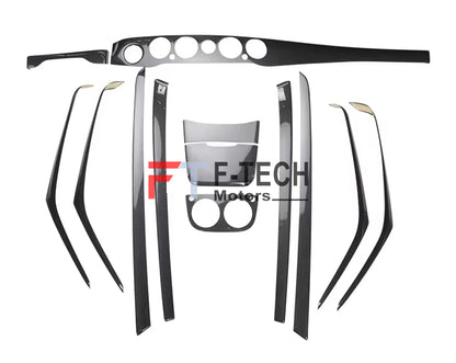 Dry Carbon Fiber Interior Trim Kit Covers for Mercedes Benz S Class W222 2013 - 2020 S63 AMG