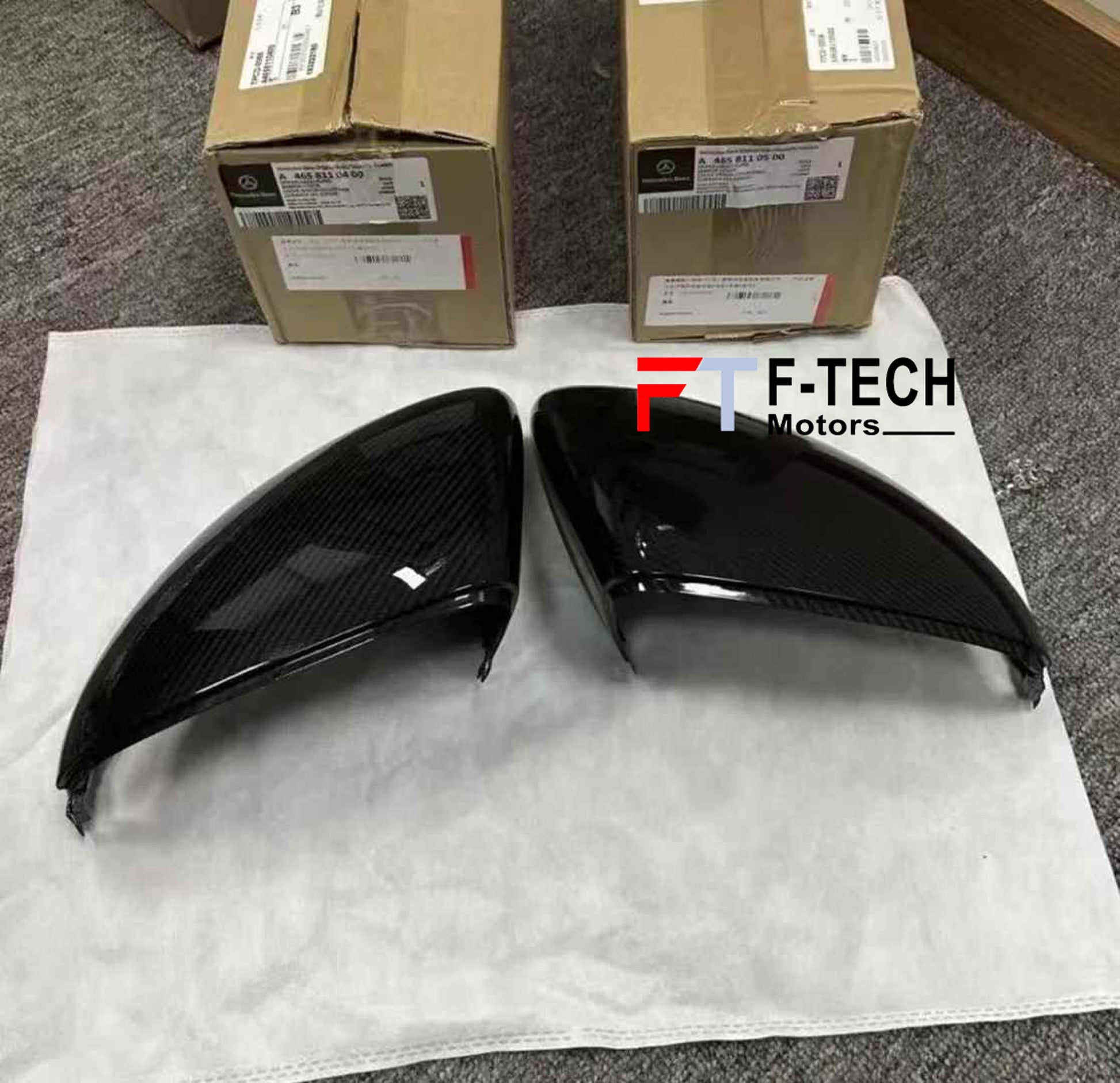Dry Carbon Fiber Mirror Covers for Mercedes Benz G Class W465 W464 W463A G63 AMG G550 2019+