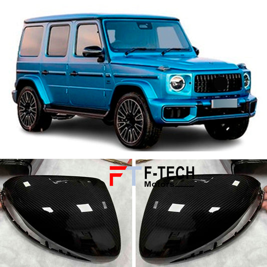 Dry Carbon Fiber Mirror Covers for Mercedes Benz G Class W465 W464 W463A G63 AMG G550 2019+