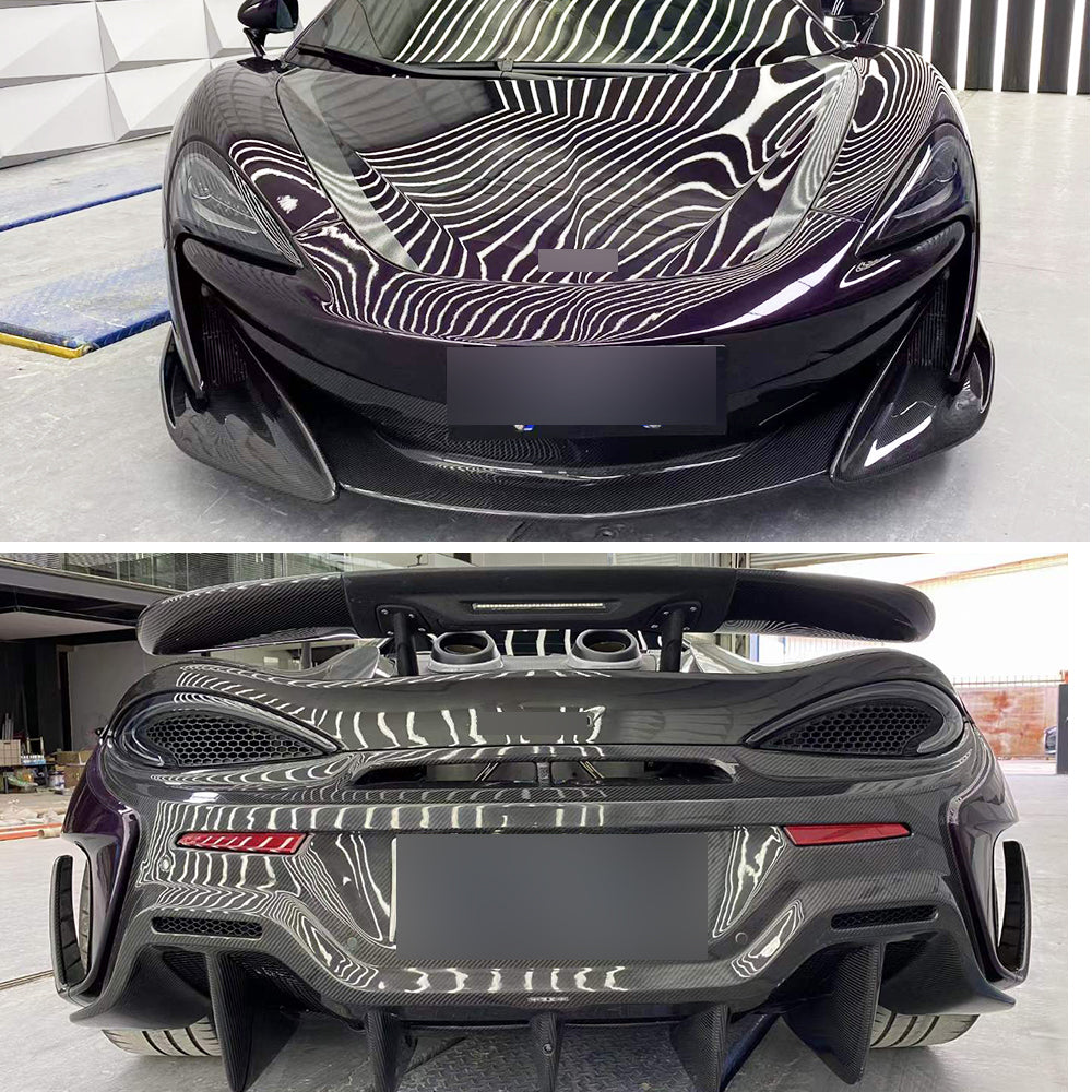 Dry Carbon Fiber 600LT Look Body Kit For McLaren 540C 570S 570GT 2015 - 2021
